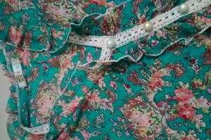Floral Print RRuffle Top