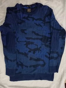 ❗ FREE DELIVERY❗Blue Camo Sweater for men