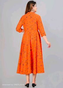 🧡🩵♥️ Aline Kurta Dresses