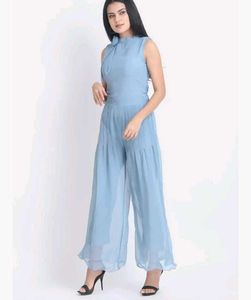 Stylish Blue Jumpsuit