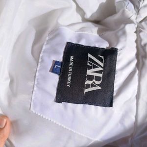 White puffer jacket