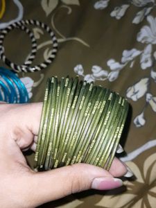Set of Green Bangles