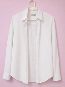 Classic White Button-Down Shirt
