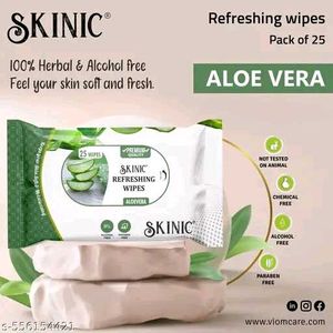 Skinic Refreshing Aloe Vera Wipes