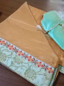 partywear heavy saree