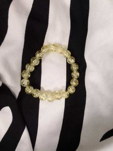 Sparkling Yellow Beaded Bracelet
