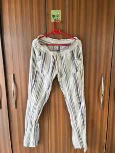 Striped Linen Pants