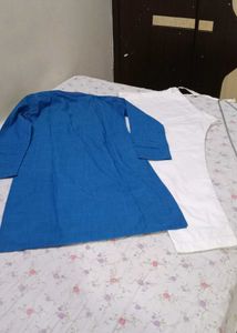 Vibrant Blue Kurta and pajama for Boys