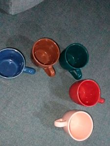 Set Of 5 Cute Small Cups