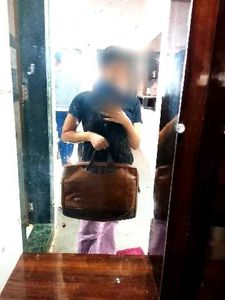 Zipline Brown Shoulder Bag