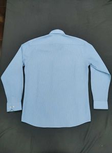 Blue Striped Formal Shirt, Johns Miller