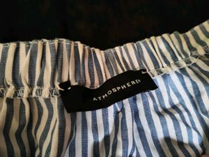 Striped Off-Shoulder Ruffle Sleeve Top