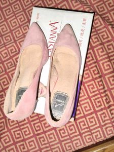 Pink Pointed-Toe Heels