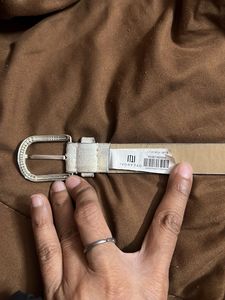Silver Belt New With Tag Unused