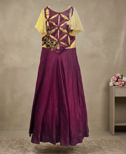 Elegant Maroon Ethnic Gown
