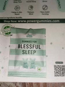 Power Gummies For Blessful Sleep ( 10 Packets, Total 20 Gummies )