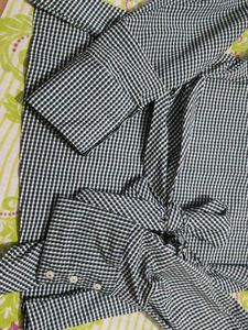 Chic Black &amp; White Gingham Tie-Waist Top