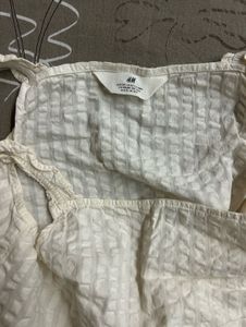 Cream Textured Cami Top