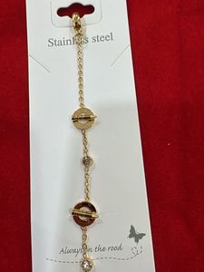 Gold Tone Stainless Steel Bracelet