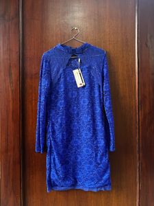 Royal Blue Lace Dress