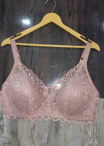 Nude Lacy Padded Bra