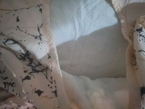 Stylish Sleeveless Pink Marble Print Top