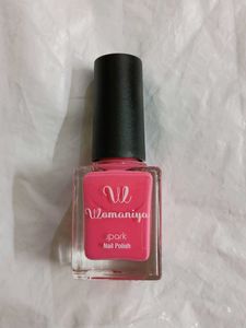Womaniya Spark Nail Polish - Coral Pink