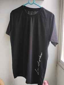 Men's Black Graphic T-Shirt