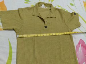 Green Textured T shirt