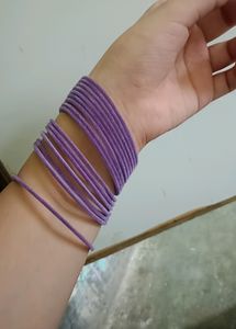 28 Piece Lavender Colour Bangle Set