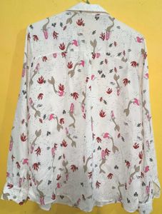 Zara Mermaid Print Blouse