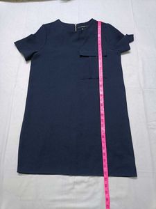 Forever 21 Navy Blue Short Sleeve Shift Dress