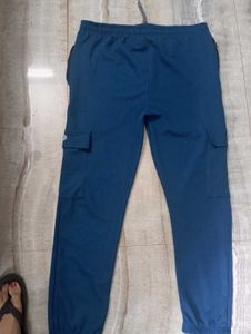 Blue Cargo Pants