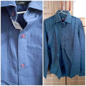 Set of 2 formal shirts - slim fit and regular