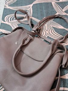 Stylish Taupe Handbag