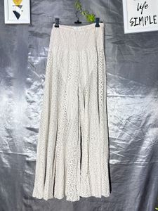 Bohemian Crochet Palazzo Pants