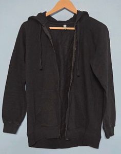 Black Zip-Up Hoodie