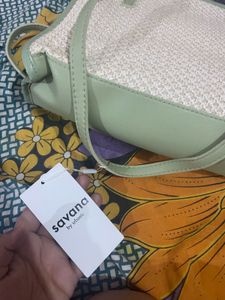 Chic Woven Tote Bag with Floral Bow