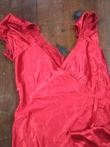 Red Satin Nightdress