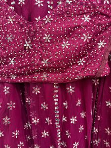 partywear mirrorwork, Lehenga, Chunni or Choli