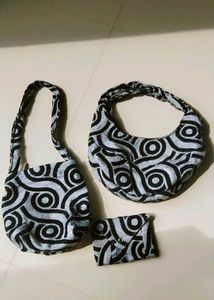 Stylish Patterned Bag Set