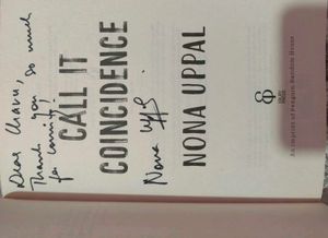 call it coincidence by nona uppal