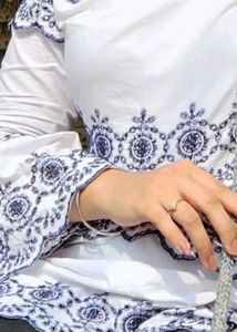Elegant White Kurta Set