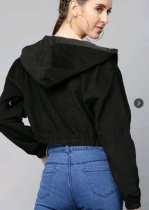 Sassafras Black Zip-Up bomber jacket