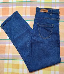 Boyfriend Mid Rise Blue Jeans