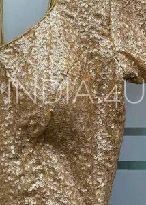 Sparkling Gold Ethnic Blouse
