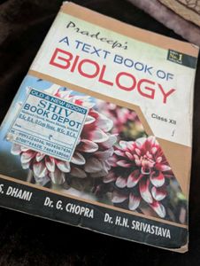 Pradeep's biology class 12th book