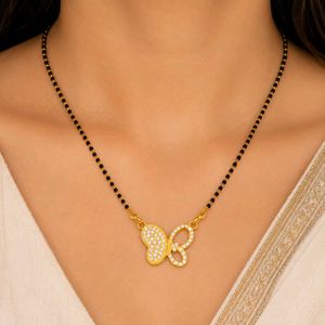 Sparkling Butterfly Mangalsutra