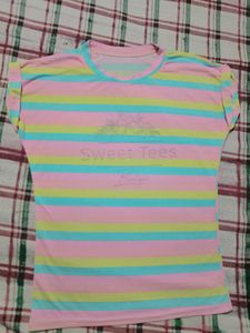 Striped Cotton T-Shirt