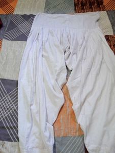 Maroon Kurta with White Patiala